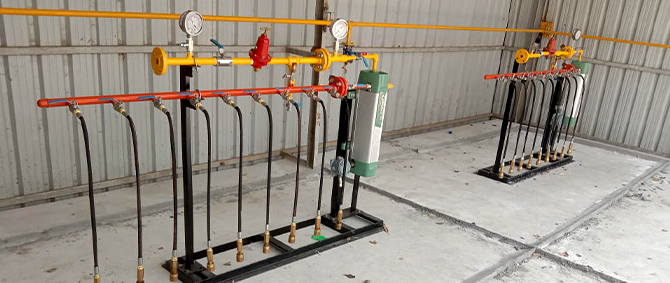 amman gas pipeline installation