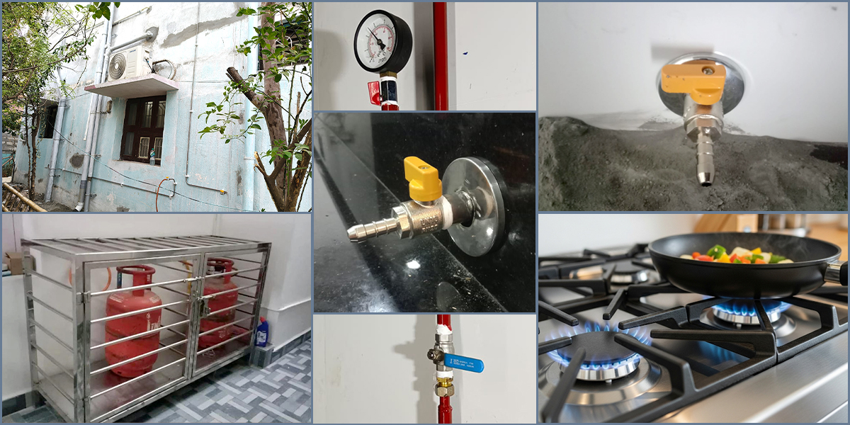 domestic gas pipeline installation in chennai