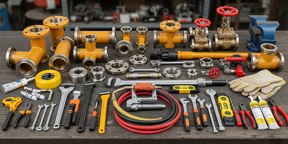 spares for gas pipeline service in chennai